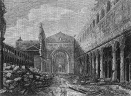 L'incendio della Basilica di San Paolo del 1823