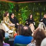 Serena Grandi, Melba Ruffo, Paolo Di Pofi, Elena Parmegiani e Anton Giulio Grande durante la presentazione