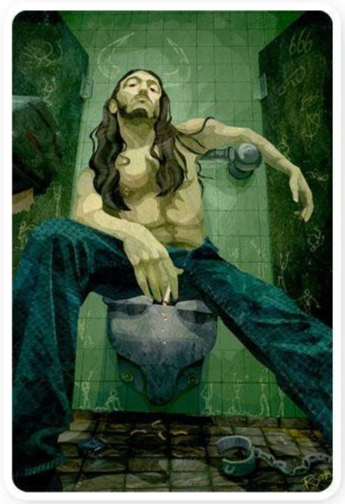 The Urban Tarot (Scott): THE DEVIL