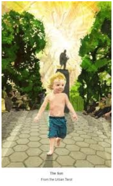 Un Sole newyorkese, negli Urban Tarot di Scott