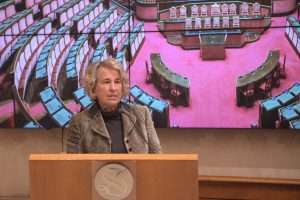 La senatrice Stefania Craxi
