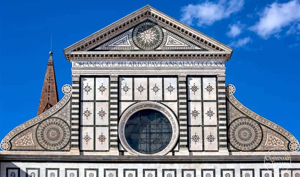 Particolare facciata Santa Maria Novella